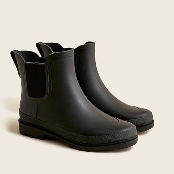 J. Crew Short lug-sole rain boots Item BA184 - Picture 1 of 4
